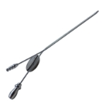 House Suction Irrigator, Angled 4 / 5 French, Concaved Thumb Plate Cutoff Hole, Working Length 3-3/4" (95mm), Overall Length 5-1/2" (140mm) 