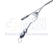 House Suction Irrigator, Angled, 4 / 5 French, Concaved Thumb Plate Cutoff Hole, Working Length 3-3/4" (95mm) Overall Length 5-1/2" (140mm) - 114-2816-76AL