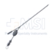 House Suction Irrigator, Angled, 4 / 5 French, Concaved Thumb Plate Cutoff Hole, Working Length 3-3/4" (95mm) Overall Length 5-1/2" (140mm) - 114-2816-76AL
