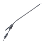 House Suction Irrigator Angled 5 / 7 French, Concaved Thumb Plate Cutoff Hole, Working Length 3-3/4" (95mm), Overall Length 5-1/2" (140mm) 