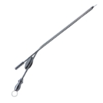 House Suction Irrigator, Angled, 6 / 8 French, Concaved Thumb Plate Cutoff Hole, Working Length 3-3/4" (95mm) Overall Length 5-1/2" (140mm) 