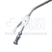House Suction Irrigator, Angled, 7 / 10 French, Concaved Thumb Plate Cutoff Hole, Working Length 3-3/4" (95mm) Overall Length 5-1/2" (140mm) - 114-2816-77A