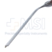 House Suction Irrigator, Angled, 7 / 10 French, Concaved Thumb Plate Cutoff Hole, Working Length 3-3/4" (95mm) Overall Length 5-1/2" (140mm) - 114-2816-77A