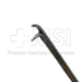 House Wullstein Miniature Ear Cup Forceps, 0.6mm x 1.2mm Cups, Angled Up 35 Degrees, Extra Fine, Working Length 3.2" (82mm) - 232-D61-06