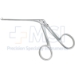 House Wullstein Miniature Ear Cup Forceps, 0.6mm x 1.2mm Cups, Angled Up 35 Degrees, Extra Fine, Working Length 3.2" (82mm) - 232-D61-06
