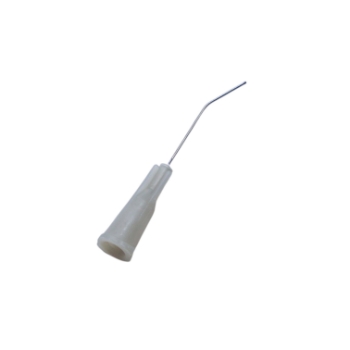 Hydrodissection Cannula, Flat Bend, 27ga, 8mm cannula, sterile