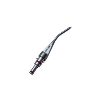 I/A Tip, Stainless Steel, Curved, 0.3mm Port, Overall Length 1-3/4" (45mm) 