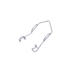 Infant Self Retaining Retractor, Small, Round Wire Blades, Blade Length 7mm, Overall Length 1-1/2" (38mm) 