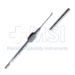 Intraocular Scissors, Curved, With Cover, Blade Length 4mm, Overall Length 5-3/4" (146mm) - 11-5-6531