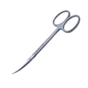 Iris Scissors, Curved, Two Tone Finish, Mid-Screw To Tip Length 30mm, Overall Length 4-1/2" (115mm) 
