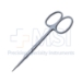 Iris Scissors, Straight, Square Edge Shanks, Sharp Tips, Beveled Blades, Small Ring Handles, Two Tone Finish, Overall Length 3-3/4" (95mm) - 19-13100