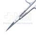 Iris Scissors, Straight, Square Edge Shanks, Sharp Tips, Beveled Blades, Small Ring Handles, Overall Length 3-3/4" (95mm) - E3064