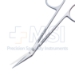Iris Scissors, Angled, Overall Length 4-1/2" (115mm) - 19-13113