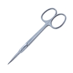 Iris Scissors, Straight, Two Tone Finish, Overall Length 4-1/4" (110mm) 