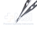 Iris Scissors, Straight, Small Blades, 10mm Mid-Screw To Tip, Three Hole Handle, Overall Length 4-1/4" (110mm) - 11-5-5511