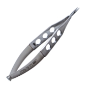 Iris Scissors, Straight, Small Blades, 10mm Mid-Screw To Tip, Three Hole Handle, Overall Length 4-1/4" (110mm) 1319200,11/5/5511,K4-4400,08-0332