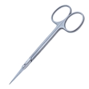 Iris Scissors Straight, Mid-Screw To Tip 30mm, Two Tone Finish, Overall Length 4-1/2" (115mm) 
