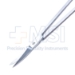 Iris Scissors, Curved, Mid-Screw To Tip Length Of 30mm, Two Tone Finish, Overall Length 4-1/2" (115mm) - 19-13111
