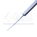 Iris Spatula, 1mm Wide x 30mm Long Malleable Blade, Serrated Flat Handle, Polished Finish, Overall Length 5-1/8" (130mm) - 5-1817