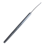 Iris Spatula, 1mm Wide x 30mm Long Malleable Blade, Serrated Flat Handle, Polished Finish, Overall Length 5-1/8" (130mm) K3-2000,E0706,08-07105,6848E,K3-2000,08-07105,E0706