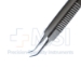 Iris Style Bipolar Forceps, Angled 45 Degrees, 0.4mm Tip, 10mm High Polish Area, Overall Length 3-1/2" (89mm) - 108-07-02A