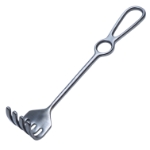 Israel Retractor, 4 Prongs, Blunt, Overall Length 9" (228mm) 