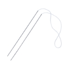 Jackson Lacrimal Intubation Set, Single Use Item, Malleable Stainless Steel, Polished Finish, Blunt Tip, Set Consisting Of Two 20ga Thin Wall Jackson Probes, 155mm (6 1/10") Long, 300mm (11 4/5") Of Silicone Tubing Fastened Onto Probe, Overall Length 24" (610mm) 5-6762,665420,11/8/3721,K7-2610