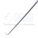 Jackson Tracheal Hook, Sharp, 8mm Pointed Tip, Angled, J Shaped Finger Grip, Overall Length 5-3/4" (146mm) - E2096