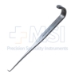 Jackson Tracheal Hook, Sharp, 8mm Pointed Tip, Angled, J Shaped Finger Grip, Overall Length 5-3/4" (146mm) - E2096