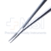Jacobson (Castroviejo) Needle Holder, Straight, Diamond Dusted Jaws, With Lock, Overall Length 8-1/4" (210mm) - 7117-108SCAN