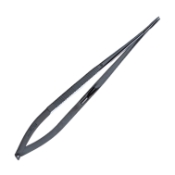 Jacobson (Castroviejo) Needle Holder, Straight, Diamond Dusted Jaws, With Lock, Overall Length 8-1/4" (210mm) 