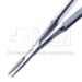 Jacobson Heavy Style Needle Holder, Straight, 2mm Diamond Coated Jaws, Round Handle, Spring Action, With Lock, Suture 2-0 Or Smaller, Overall Length 7-1/2" (190mm) - 7117-310