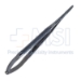 Jacobson Heavy Style Needle Holder, Straight, 2mm Diamond Coated Jaws, Round Handle, Spring Action, With Lock, Suture 2-0 Or Smaller, Overall Length 7-1/2" (190mm) - 7117-310