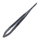 Jacobson Heavy Style Needle Holder, Straight, 2mm Diamond Coated Jaws, Round Handle, Spring Action, With Lock, Suture 2-0 Or Smaller, Overall Length 7-1/2" (190mm) 