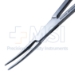Jacobson Hemostatic Mosquito Forceps, Slightly Curved, Very Delicate Serrated Jaws, Overall Length 7-1/2" (190mm) - 38-9731BX