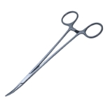 Jacobson Hemostatic Mosquito Forceps, Slightly Curved, Very Delicate Serrated Jaws, Overall Length 7-1/2" (190mm) 