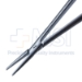 Jacobson Microsurgical Needle Holder, Straight, 0.8mm Diamond Dusted Jaws, Standard Box Lock, 9mm Diameter Round Diamond Knurled Handle, Overall Length 12" (305mm) - 38-9329BX