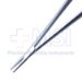 Jacobson Micro Needle Holder, Straight, Diamond Dusted Jaws, With Box Lock, Suture 5-0 Or Smaller, Flat Serrated Handle, Overall Length 8" (200mm) - 7117-100