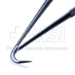 Jacobson Micro Scissors, 125 Degrees Sharp Blades, Round Spring Handle, Overall Length 7" (178mm) - 38-18579BX
