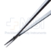 Jacobson Microsurgical Needle Holder, Straight 0.8mm Diamond Dusted Jaws, Box Lock, Round Diamond Knurled Handle, Overall Length 10" (250mm) - 38-9321BX