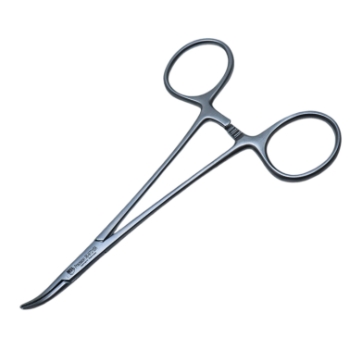 Jacobson Mosquito Forceps, Curved, Overall Length 5" (127mm) 