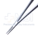 Jacobson Needle Holder, No Lock, Flat Serrated Handle, Overall Length 7-1/4" (185mm) - 7117-92SCAN
