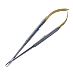 Jacobson Needle Holder, TC, Heavy Jaw, Straight, With Lock, 3600 Teeth Per Square Inch, Round Handle, Overall Length 7" (170mm) 