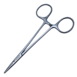 Jacobson Petit-Point Mosquito Forceps, Straight, Extremely Fine Tips, Overall Length 5" (127mm) 