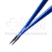 Jacobson Titanium Micro Needle Holder, Diamond Coated 1mm Jaws, Slim-Line Box Lock, Suture 5-0 Or Smaller, Flat Handle, Spring Action, Overall Length 7-1/4" (185mm) - 4114-224