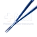 Jacobson Micro Needle Holder, Titanium, Straight, 1mm Diamond Coated Jaws, Slim-Line Lock, Suture 5-0 Or Smaller, Flat Handle, Overall Length 8-1/4" (210mm) - 4114-234