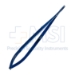 Jacobson Micro Needle Holder, Titanium, Straight, 1mm Diamond Coated Jaws, Slim-Line Lock, Suture 5-0 Or Smaller, Flat Handle, Overall Length 8-1/4" (210mm) - 4114-234