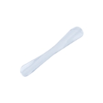 Jaeger Lid Plate, Clear Lucite, 20mm X 35mm, 24mm X 35mm, Curved Ends, Non-Autoclavable, Overall Length 3-3/4" (93mm) 100564,May-75,E1064