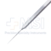 Jaffe Iris Hook, Straight, Small, Blunt, 26mm Shaft, Smooth Flat Handlet, Overall Length 5" (127mm) - 11-4-6241
