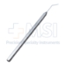 Jaffe Lens Spatula, Angled, 0.5mm Flat Tip, Flat Handle - 11-4-3711
